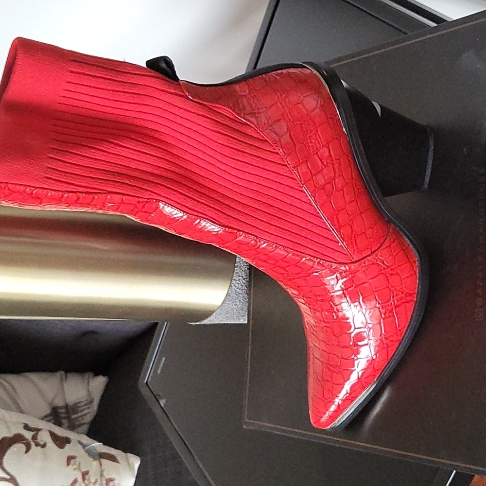 Red-Croc Boots